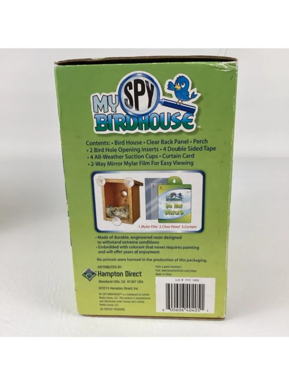 Hampton Direct My Spy Birdhouse See Through 2013 Lot of 2 Bundle Sealed